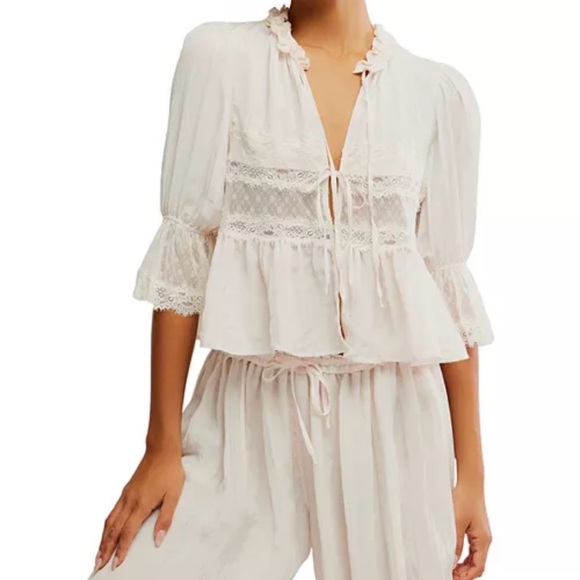 Free People Tops - FREE PEOPLE NWT FOREVER YOUNG BED JACKET MEDIUM